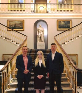 Anna & Aleksander during a visit at the Institute of Directors